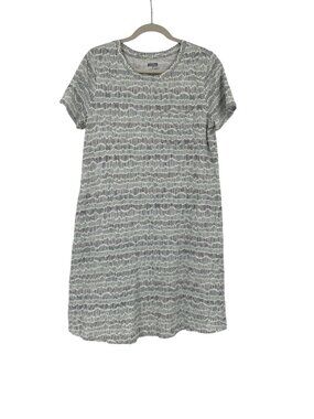 Duluth Trading Size M Dress Shift To N Flow T-Shirt Stretch Knit UPF 30 White